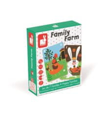 Janod Družinska igra s kartami Family Farm