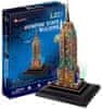 Osvetljena 3D sestavljanka Empire State Building 38 kosov