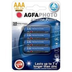 Agfaphoto Power alkalne baterije 1,5 V, LR03/AAA, 4 kosi