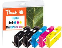 Peach združljiva kartuša HP št. 903, Multi-Pack-Plus, 2x bk, 1x c,m,y
