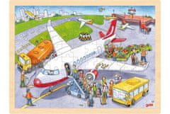 Goki Airport Puzzle 96 kosov - lesene