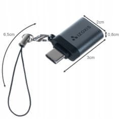Izoksis Adapter USB Tip C na USB 3.0 + zanka za vrvico