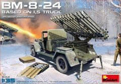 MiniArt maketa-miniatura BM-8-24 (na osnovi tovornjaka 1,5 t) • maketa-miniatura 1:35 tovornjaki • Level 4