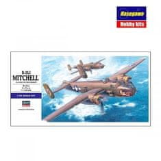 Hasegawa maketa-miniatura B-25J Mitchel • maketa-miniatura 1:72 starodobna letala • Level 3