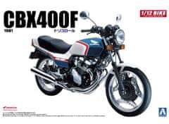 AOSHIMA maketa-miniatura HONDA CBX400F 1981 • maketa-miniatura 1:12 motocikli • Level 3