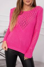 Kesi Klasičen ženski pulover Anghare fuksija Universal