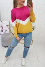 Kesi Klasičen ženski pulover Aderamur fuksija Universal