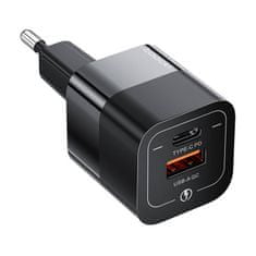 Toocki Toocki omrežni polnilnik USB na USB-C, 33 W (črn)