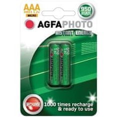 Agfaphoto polnjene baterije 1.2V, AAA, 950mAh, blister 2 kosa