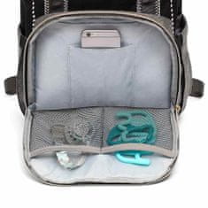 BABY ONO Elegantna torba za voziček nahrbtnik BASIC OSLO STYLE siva