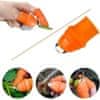 Naprstni vrtnarski nož, Palčni nož, Vrtnarsko orodje (Rezilo za palec + 1 Prevleka za prste) | THUMBYCUT