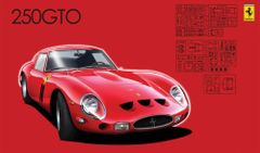 Fujimi maketa-miniatura Ferrari 250 GTO • maketa-miniatura 1:24 starodobni avtomobili • Level 4