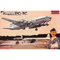 Roden maketa-miniatura DC-7C Pan American World Airways • maketa-miniatura 1:144 civilna letala • Level 3