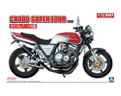 AOSHIMA maketa-miniatura Honda CB400SF With Custom Parts • maketa-miniatura 1:12 motocikli • Level 4