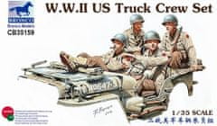 BRONCO maketa-miniatura WWII US Truck Crew Set • maketa-miniatura 1:35 figure • Level 2