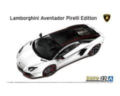 AOSHIMA maketa-miniatura '14 Lamborghini Aventador Pirelli Edition • maketa-miniatura 1:24 novodobni avtomobili • Level 5