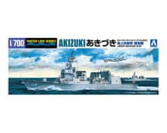 AOSHIMA maketa-miniatura IJN Rušilec Akizuki • maketa-miniatura 1:700 bojne ladje • Level 3