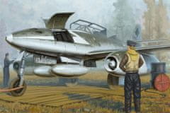 Hobbyboss maketa-miniatura Messerschmitt Me 262 B-1a • maketa-miniatura 1:48 starodobna letala • Level 3