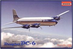 Roden maketa-miniatura Delta Airlines Douglas DC-6 • maketa-miniatura 1:144 civilna letala • Level 3