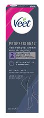 Veet Depilacijska krema za vse tipe kože Proffesional ( Hair Removal Cream) (Neto kolièina 100 ml)