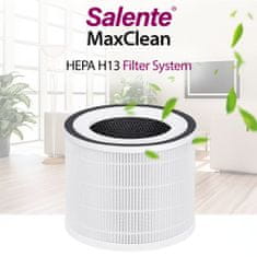 Salente MaxClean, pametni čistilec zraka, WiFi Tuya SmartLife, bela