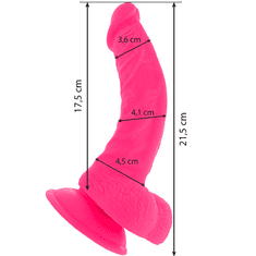 Diversia VIBRACIJSKI PENIS Diversia Flexible Pink (21,5 cm)