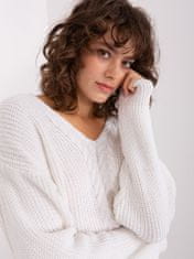 Badu Klasičen ženski pulover Malungani ekru Universal
