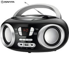 Manta MM9310BT CHILLI radijski sprejemnik, FM Radio, Bluetooth 5.1, LCD zaslon, USB/AUX/Audio-in