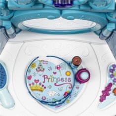 Baby Mix Otroška toaletna mizica ledeni svet s svetlobo, glasbo in stolom