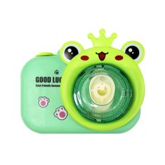 Aga4Kids Otroška kamera z mehurčkom za pihanje zelena