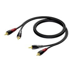 PROCAB kabel 2x rca/cinch moški - 2x rca/cinch moški 1,5 m - cla800/1,5