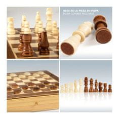 Colorbaby Plošča za Šah in Damo Colorbaby Predal Les (4 kosov)