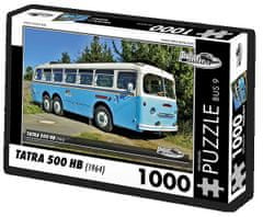 RETRO-AUTA© Puzzle BUS št. 9 Tatra 500 HB (1964) 1000 kosov