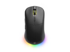 UVI ANT Wireless miška, RGB, 19.000 DPI, USB, črna