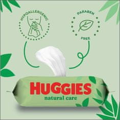 Huggies vlažilni robčki Natural Care, 10 x 56 kosov