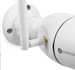 Smartwares IP zunanja kamera CIP-39220 1080 FHD, 180°, MicroSD, WiFi, podpora Android, iOS, bela