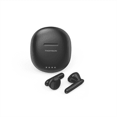 Thomson Slušalke Bluetooth WEAR77032, pips, polnilno ohišje, črne