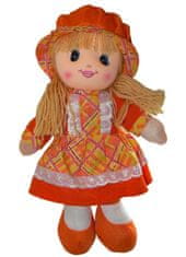 Sparkys Košarasta lutka 30 cm - oranžna