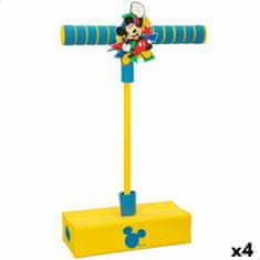Mickey Mouse Pogo skakalna palica Mickey Mouse 3D Rumena Otroška (4 kosov)