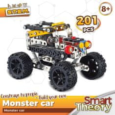 Colorbaby Kocke Colorbaby Smart Theory Mecano Monster Car Avto 201 Kosi (6 kosov)