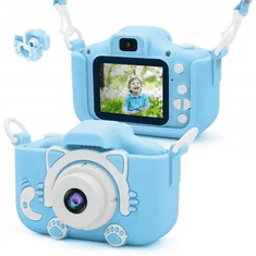 Otroški fotoaparat X5 CAT / DIGITAL Otroški fotoaparat - modri