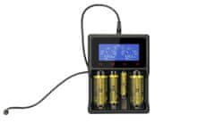 XTAR xtar vc4sl polnilec za baterije li-ion / ni-mh / ni-cd 18650