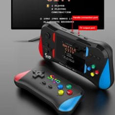 Smart Plus prenosna mini retro sup video igra konzola x7m - ročna konzola s hd av izstopom, vgrajenih 500 iger, elektronskim gamepadom