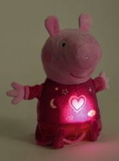 Peppa Pig 2v1 plišasti prašiček, igranje + luč, roza, 25 cm