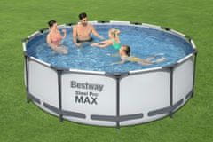 Bestway Montažni bazen Steel Pro MAX | 366 x 100 cm s kartušno filtrsko črpalko