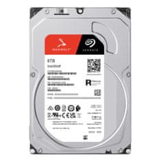 Seagate IronWolf NAS trdi disk (HDD), 6 TB, SATA 6 Gb/s, 256 MB (ST6000VN006)