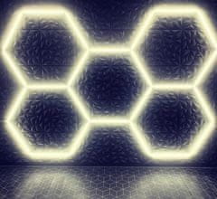 Modularni sistem razsvetljave HEXAGON LED 192W 3500K 297×206 cm