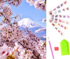 KIK Diamantna slika Sakura cvetje 30x40cm