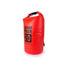 SUPstore Vodotesna suha torba Ocean Pack 20L Rdeča