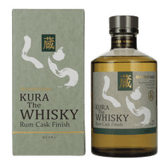 kura Japonski Whisky The Whisky Blended Malt Rum Cask Finish + GB 0,7 l